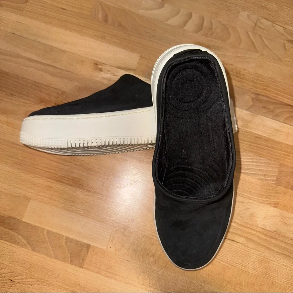 Nike Air Force 1 Lover XX Premium Black BV8249-001 Mule Shoes Women's Sz‎ 9